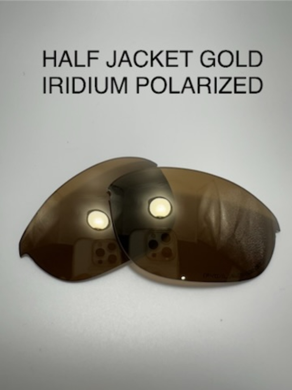 Original Oakley Half Jacket Gold Iridium Polarized Replacement Lenses (2003)